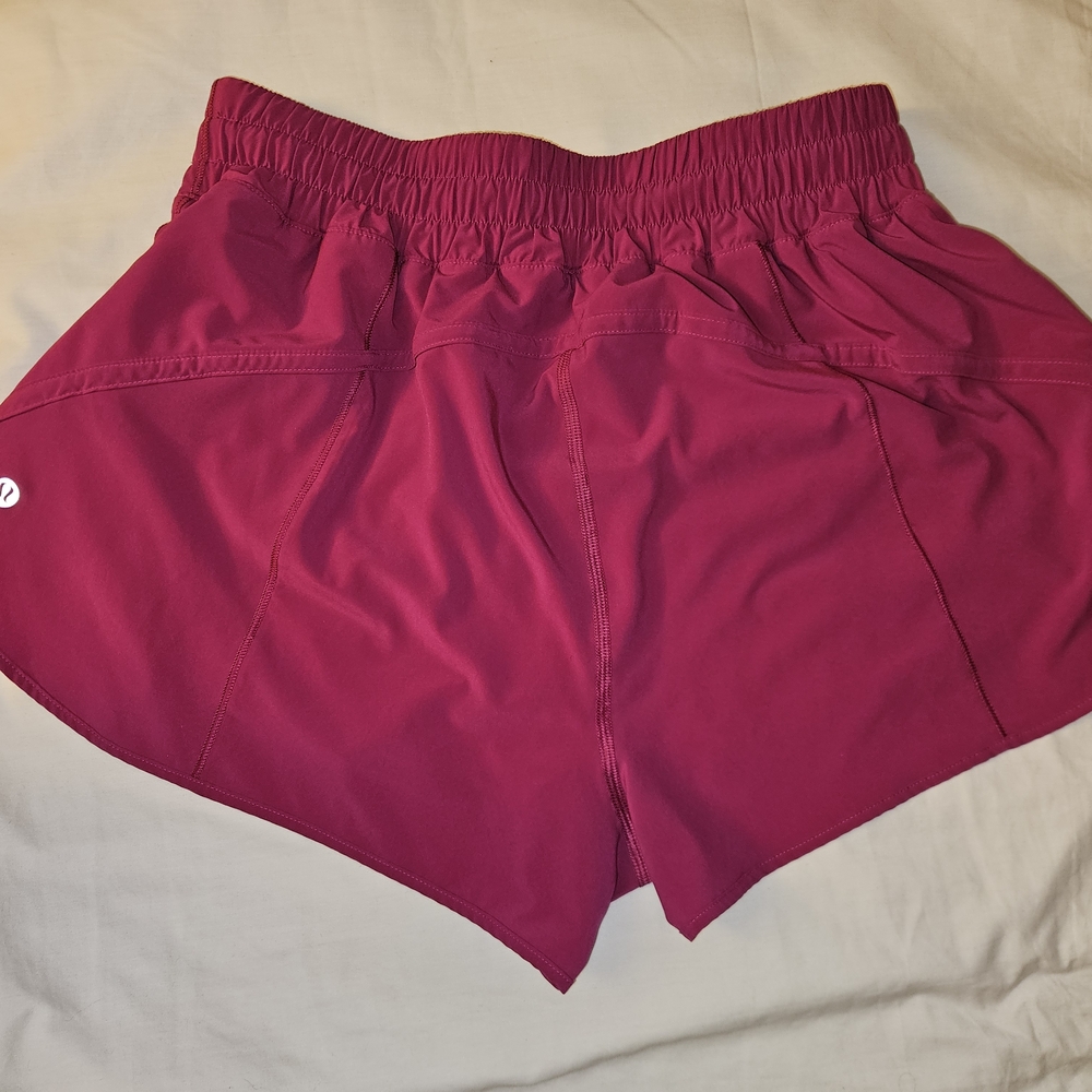lululemon athletica Magenta Athletic Shorts